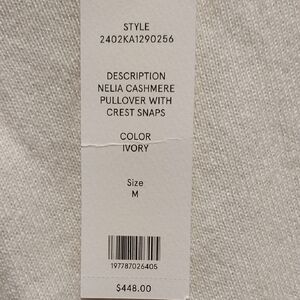 Veronica Beard Cream Knit Sweater